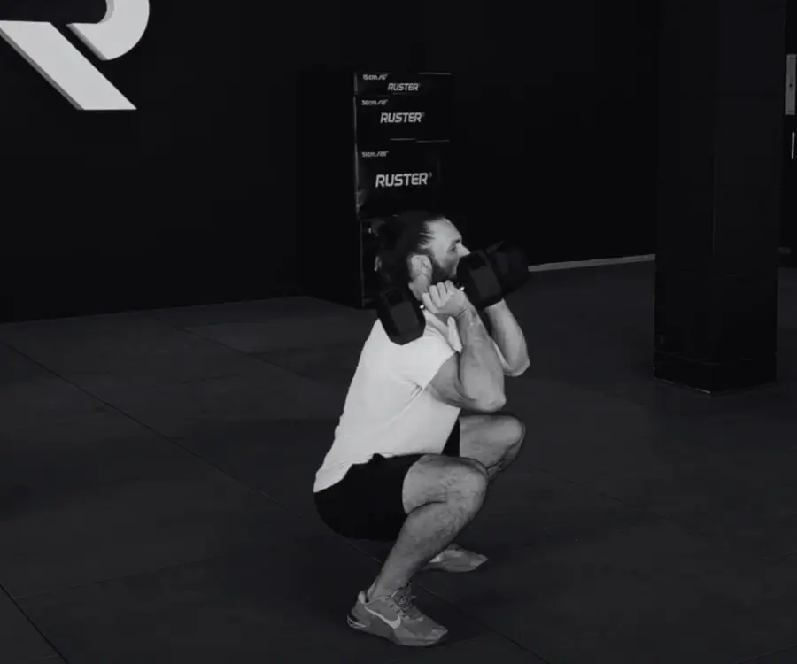 Revienta tus PIERNAS con estas SENTADILLAS con mancuernas!!