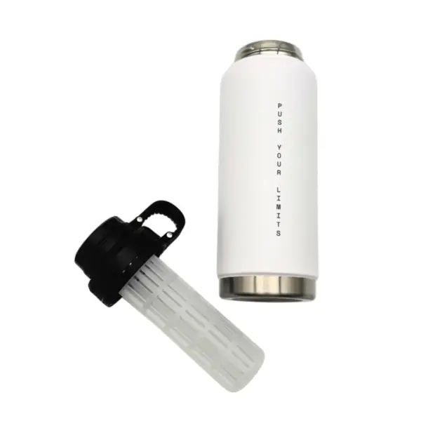 Botella Deportiva Acero Inoxidable 24Oz Blanca