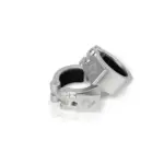 Collarines aluminio Pro Plateado (par)