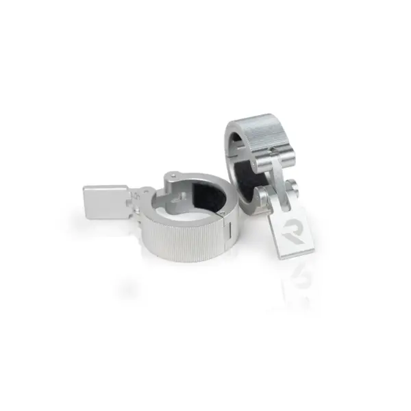 Collarines aluminio Pro Plateado (par)