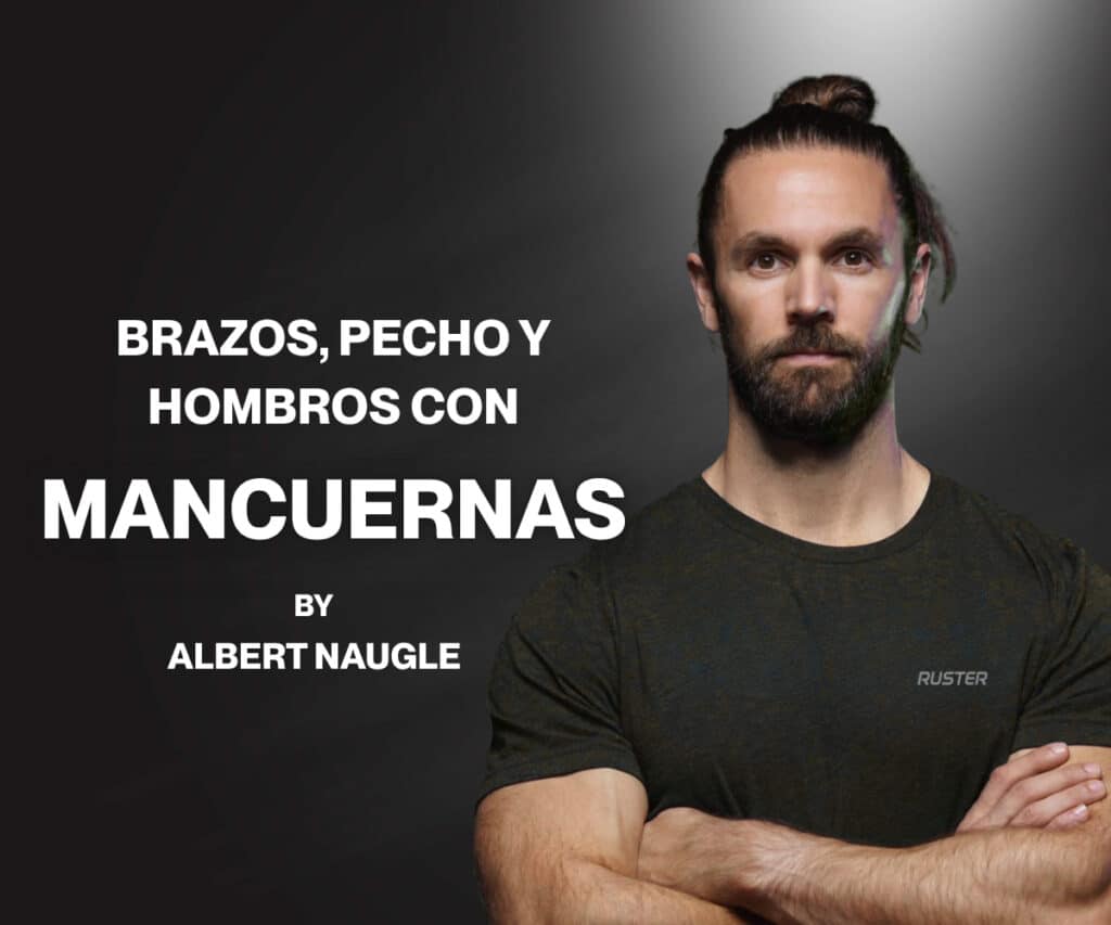 Entrena con Ruster: rutina completa de pecho, brazos y hombros